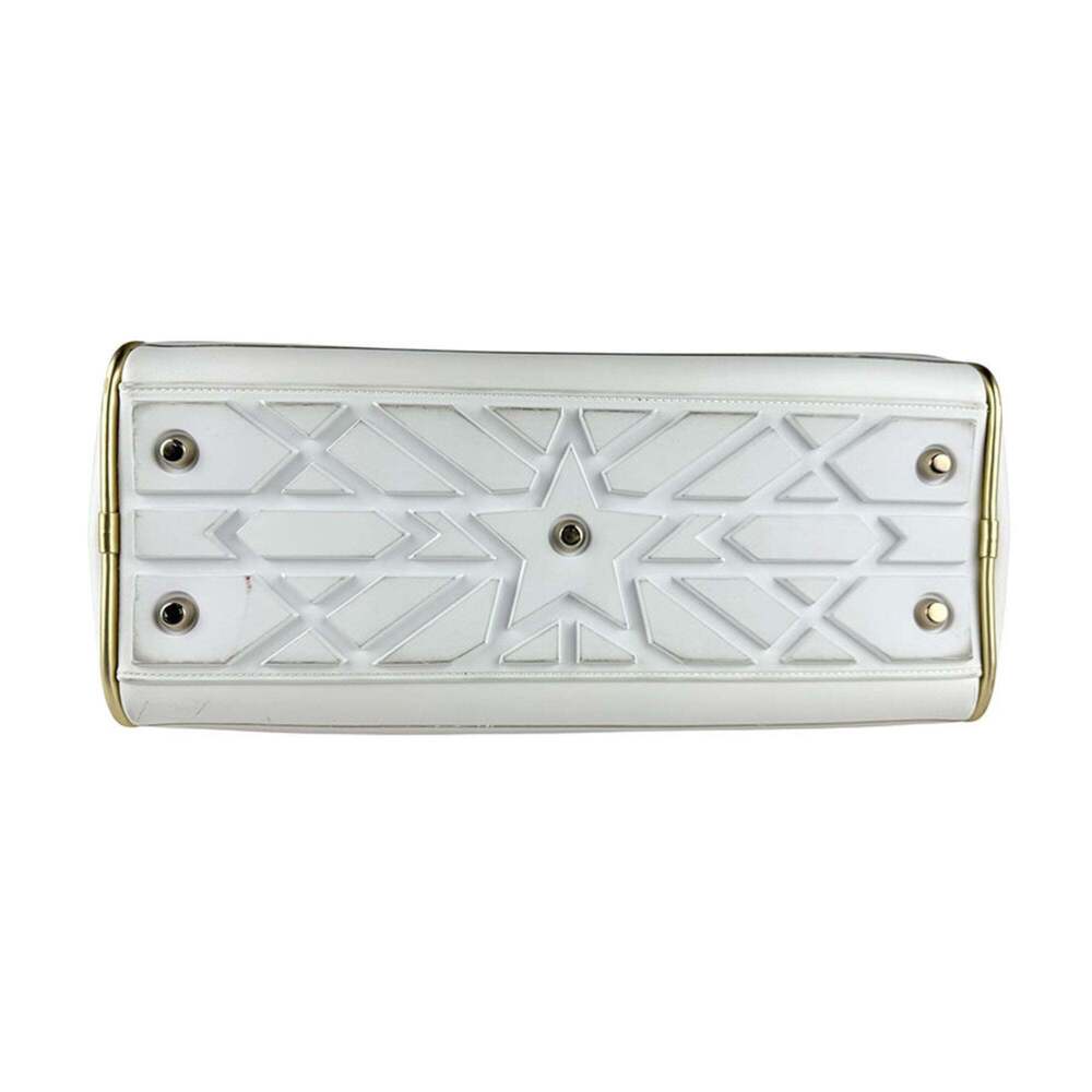 CHRISTIAN DIOR White Leather Shoulder Bag - Picture 4 of 13